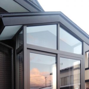 施工事例 玄関フード設置工事 岩手県盛岡市大館町 外壁リフォームなら Non工業